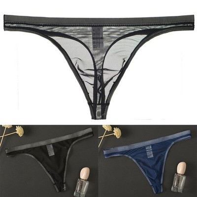 Slip Unterwäsche T-Back Atmungsaktiv G-String Dessous M-2XL Sexy Ultradünn