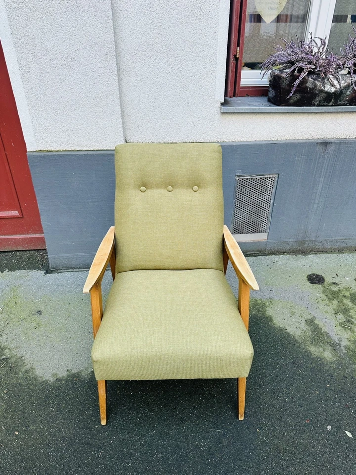 Sessel mid Century Retro 50er 60er Vintage Designer Retro Lounge Chair Danish - Bild 4 von 4