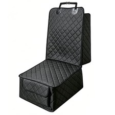 BFXM Full Protection Car Seat Protector for Front Seat - Dog Car Seat - Black 1