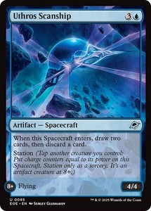 Uthros Scanship #85 Foil Uncommon Edge of Eternities