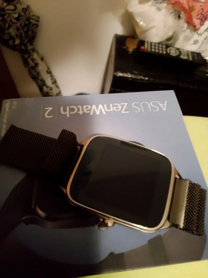 Smartwatch Herren Asus Zenwatch 2 Akku Defekt .Mit Neuen Mesharmband - Bild 4 von 4