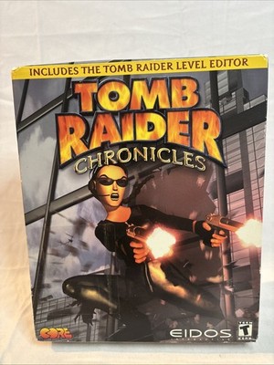 Tomb Raider: Chronicles EIDOS (PC) Big Box Edition Level Editor & Manual