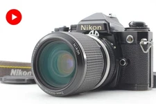 [Near MINT-] Nikon FE Black 35mm SLR Film Camera Ai 43-86mm Zoom Lens From JAPAN