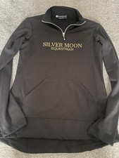 Silver Moon Equestrian Team Logo Sweatshirt. Size Medium UK 10 - 12