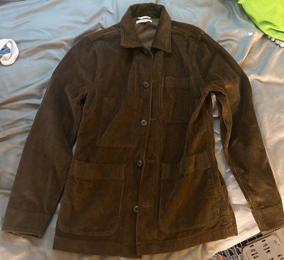 Wallace and Barnes Corduroy Chore Coat Jacket Brown, XS