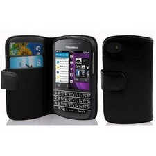 Case for Blackberry Q10 Protection Wallet Phone Cover Book Magnetic