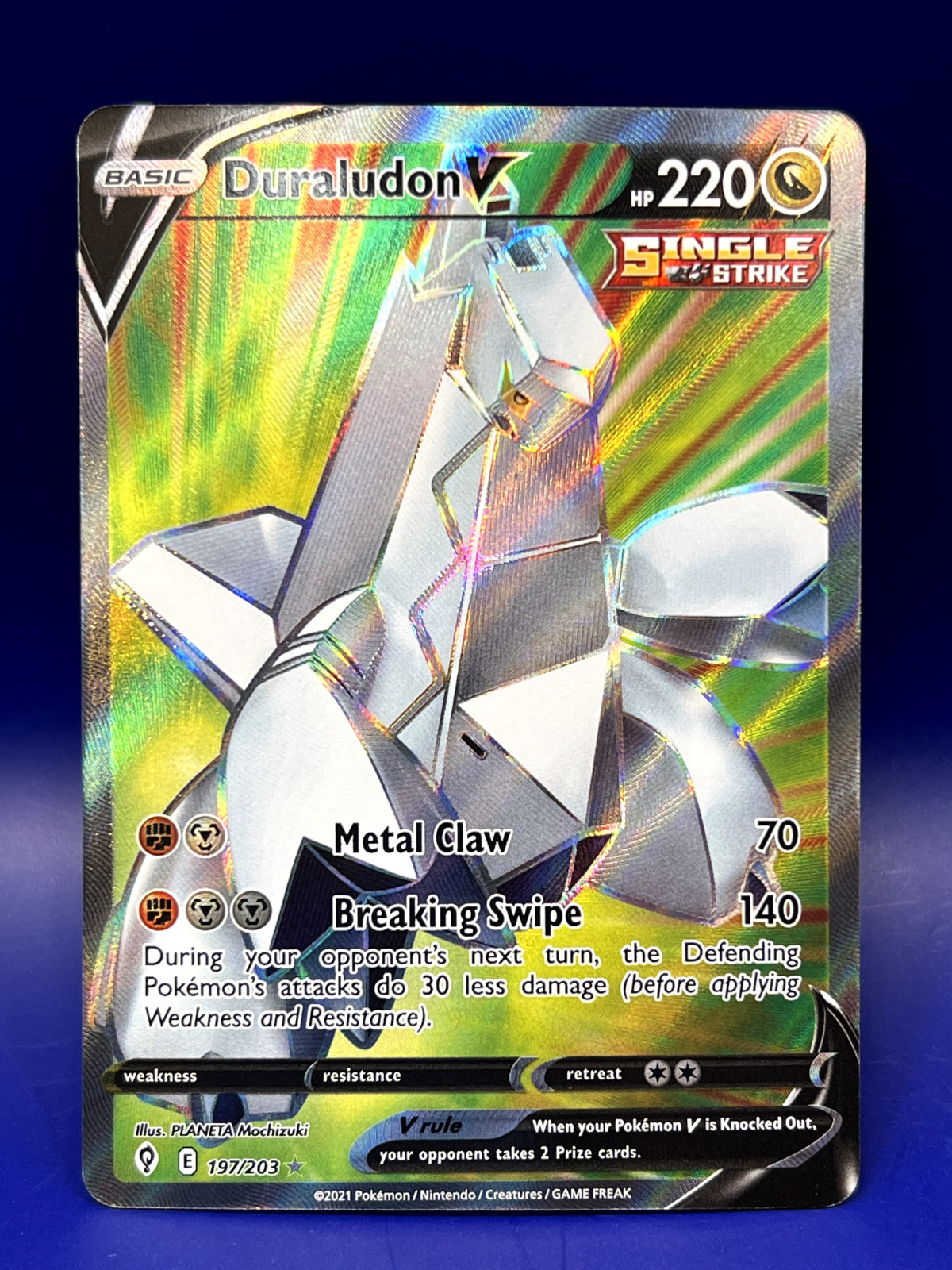 Duraludon V 197 Evolving Skies Full Art Pokemon TCG - NM