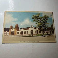 The Codie Tabernacle Indianopolis Ind Linen Postcard
