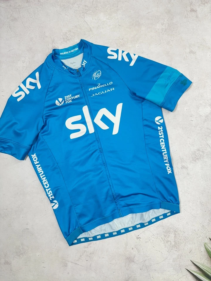 Rapha Team Sky 2014 Cycling Jersey 21st Century Fox UCI Pinarello size Medium - Image 4 of 4