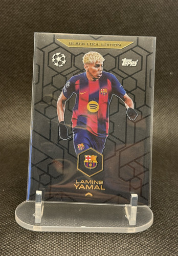 2025-26 Topps Match Attax UEFA Black Edge Edition Lamine Yamal BE 3 Barcelona