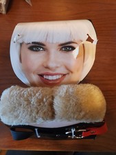 Faux Fur Fuzzy Neck Wrap With Collar Costume