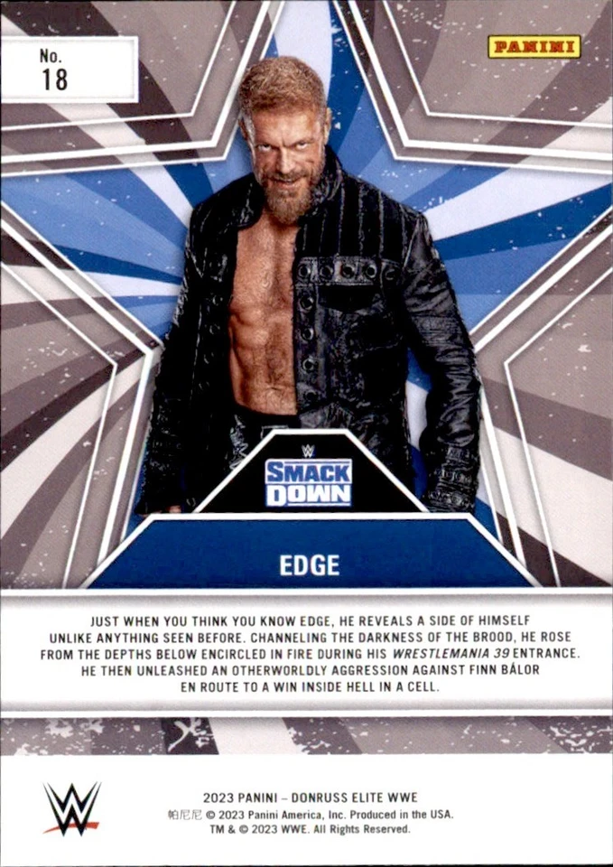2023 Panini Donruss Elite WWE - Star Status Edge #18 - Image 2 of 2