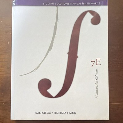 Brooks/Cole Student Solutions Manual Stewart's Multivariable Calculus 7E