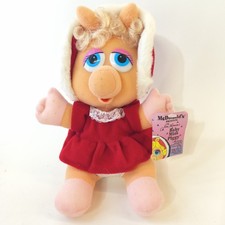 Miss Piggy 1987 Muppets McDonald  s Baby Christmas Plush Doll Ms. Claus