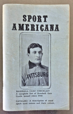 Vintage Sport Americana Baseball Card Checklist/Price Guide 1948 - 1976