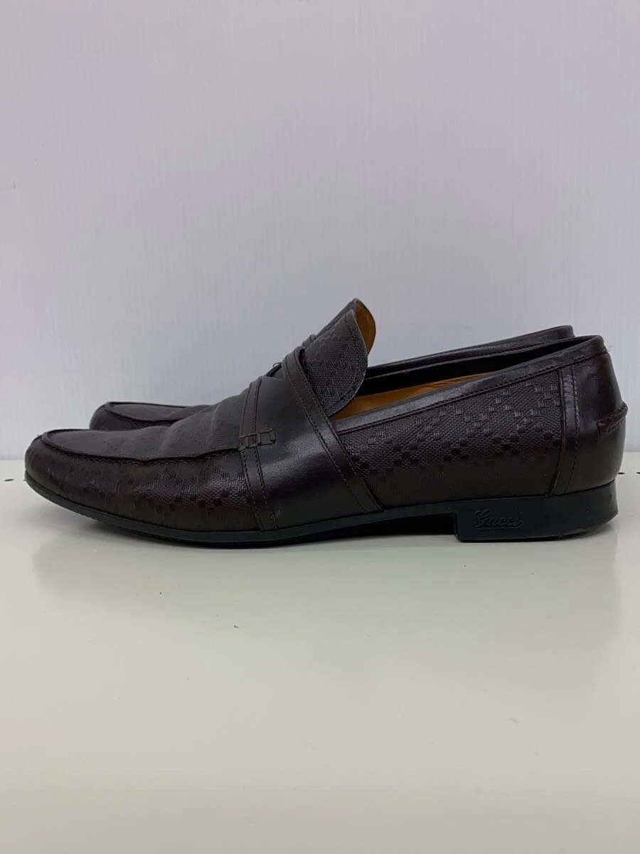 Chaussures habillées Gucci UK8,5 cuir marron homme chaussures formelles