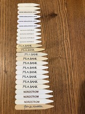 Nordstrom Jos A Bank Collare Camicia Stays Taglie Assortite Plastica Uomo Vintage