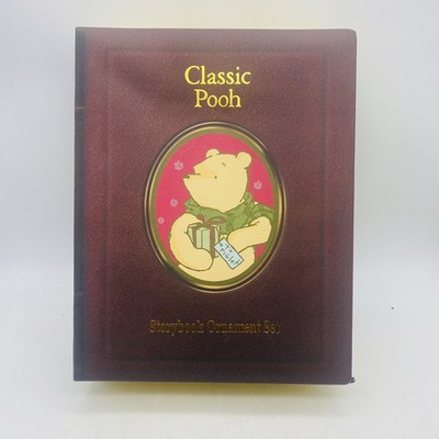 Vintage Classic Pooh Storybook Ornament Set Christmas Decor Disney Piglet Tigger
