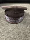 WWII WW2 Military Army Officer's Enlisted Visor Cap / Hat  Dress Uniform Hat