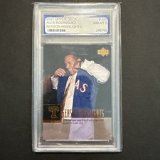 2001 Upper Deck - Season Highlights Checklist Alex Rodriguez #450 PGS 8