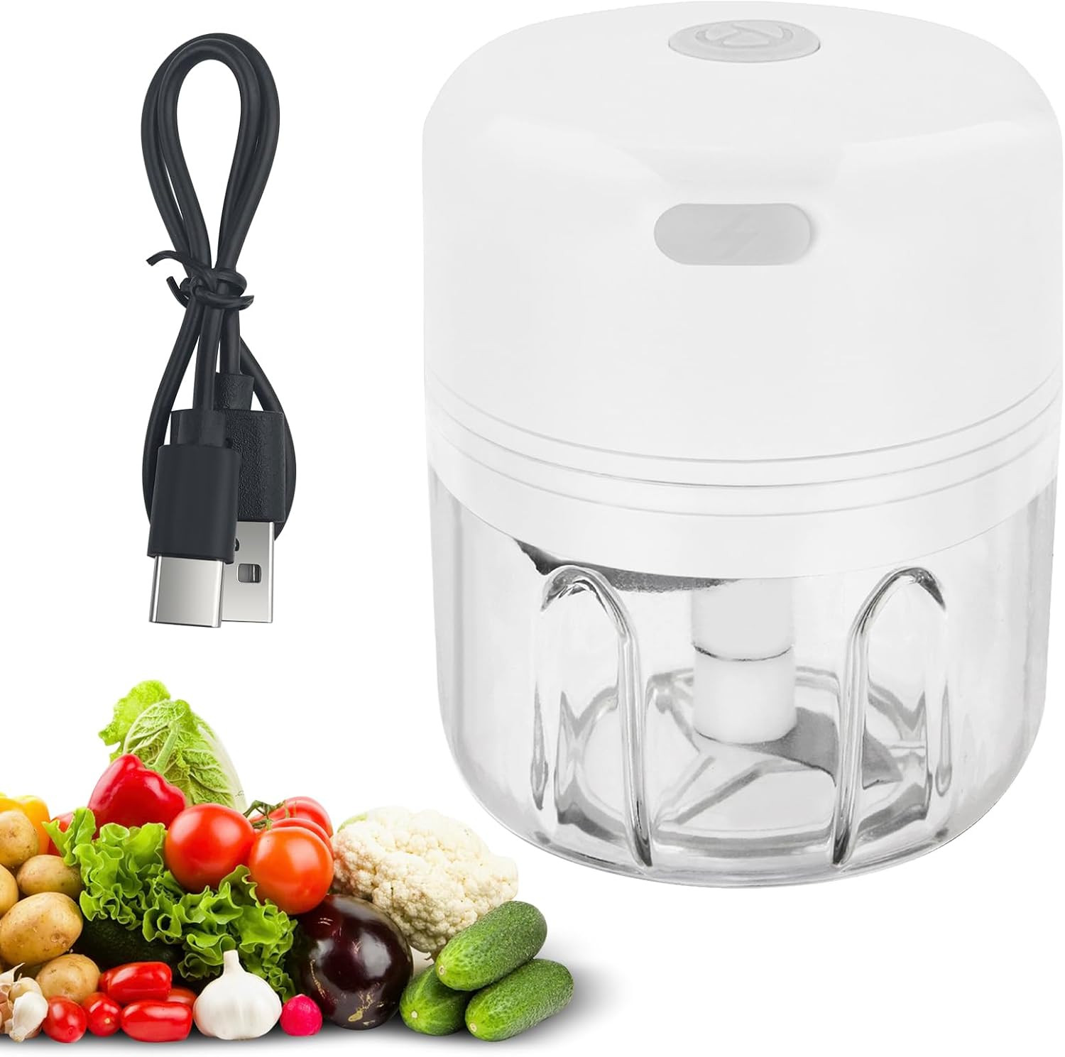Mini Tritatutto Elettrico USB 250ml - Robot da Cucina Cordless 2026