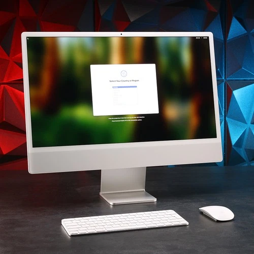Apple iMac 24" (2021) // M1 (8C CPU, 8C GPU), 16 GB RAM, 512 GB SSD