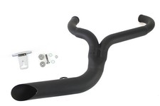 Fxd 21 Lake Side Pipe Exhaust Black For Harley-davidson Fxd 21 Lake Side Pipe Exhaust Black For Harley-davidson