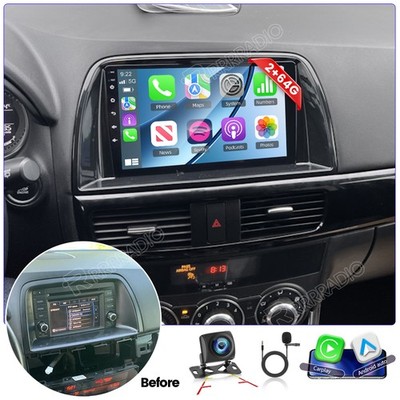 Android 15 Autoradio GPS Navi 2+64G WIFI Carplay Für Mazda CX-5 2012-2017+Kamera