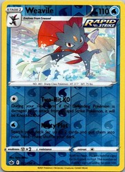 Weavile 031/198 Reverse Holo Chilling Reign