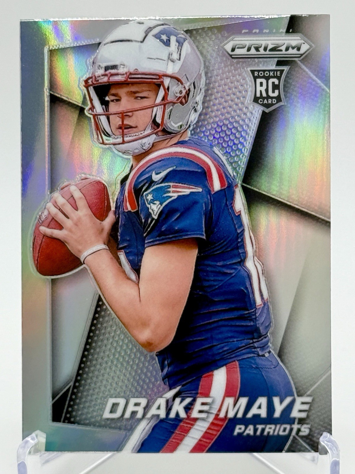 DRAKE MAYE 2024 PANINI PRIZM #10 FLASHBACK ROOKIE ROOKIE SILVER RC
