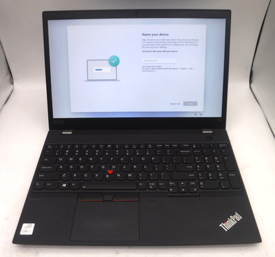 Lenovo ThinkPad T15 Gen 1 i5-10210U 1.6GHz 8GB RAM 15 in 256GB NVMe Win 11 Pro