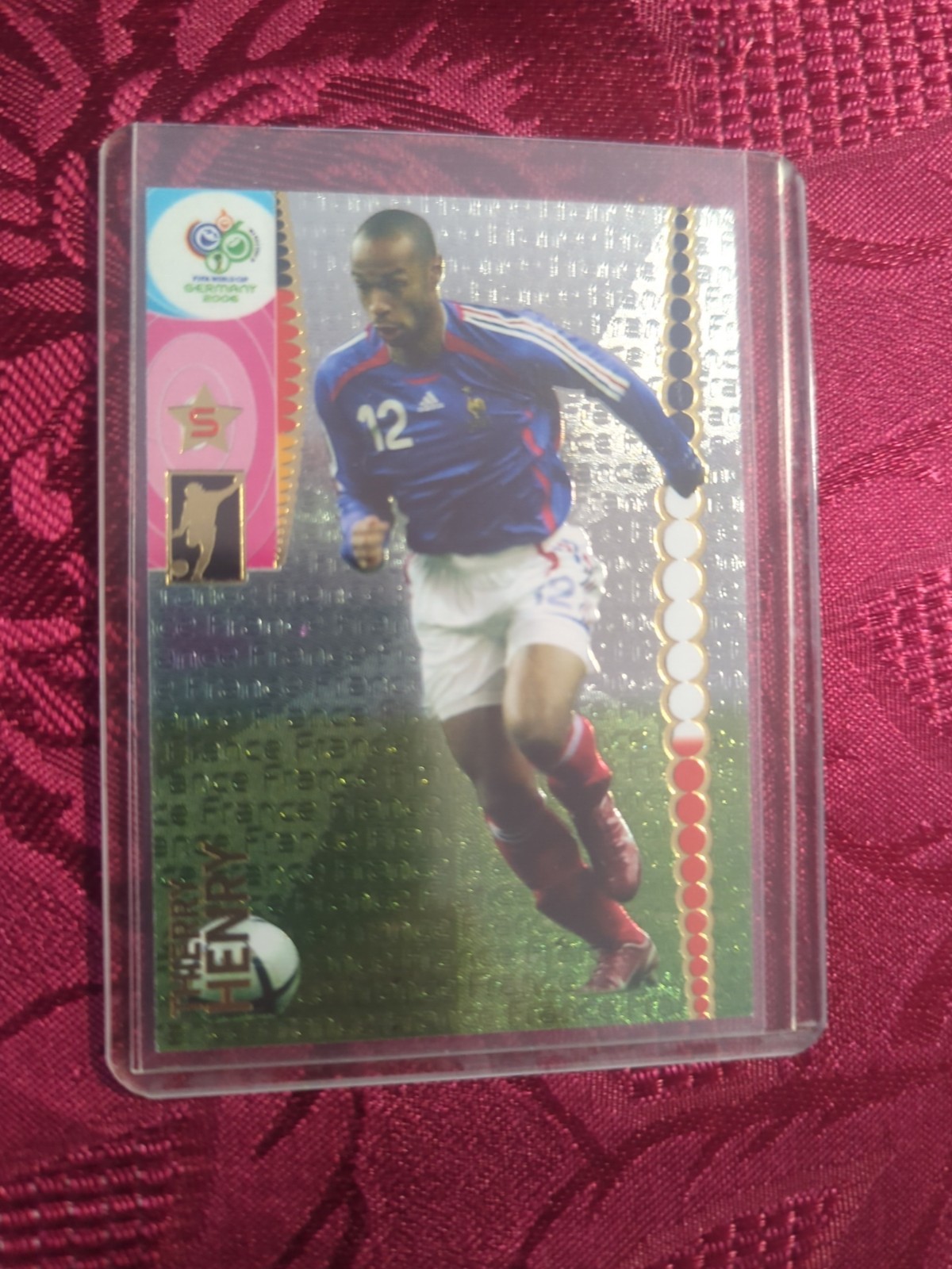 2006 Panini World Cup Germany Soccer Thierry Henry #109 Mint Foil France