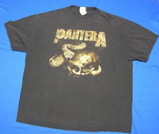 Pantera Great Southern Trendkill Snake Concert Tour T-Shirt Black size XL