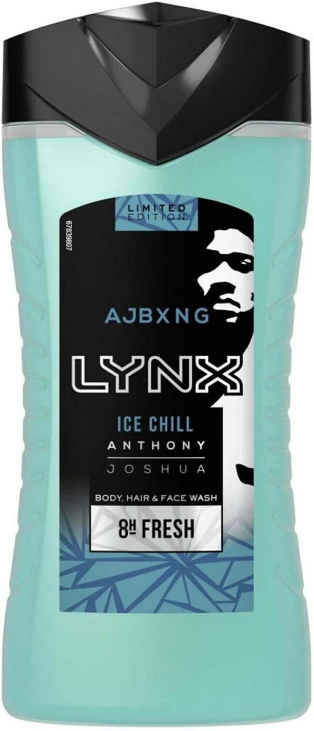 Lynx Shower Gel Ice Chill Body, Face & Hair Wash 250ml