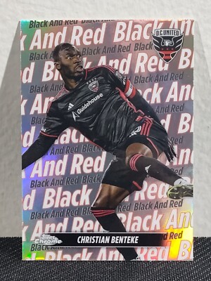 2024 Topps Chrome MLS Team Tags Refractor TT-9 Christian Benteke, D.C. United