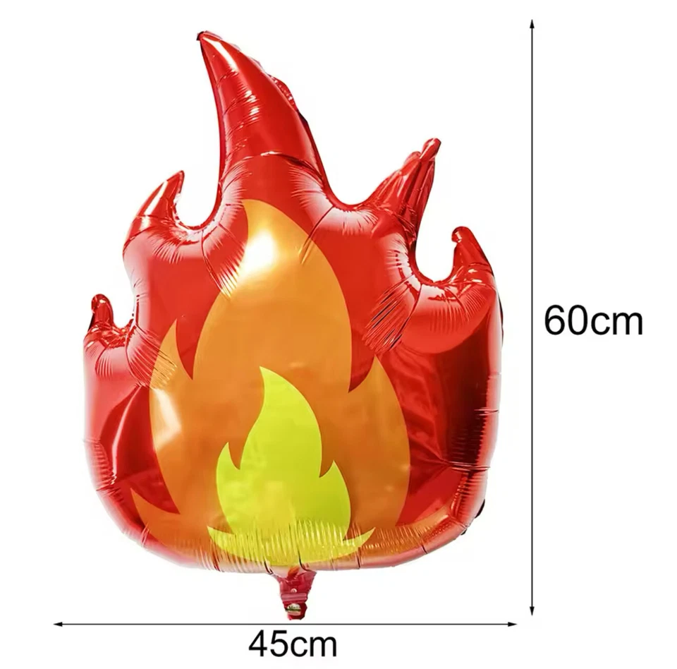 5pcs Fire Truck Balloons For Firefighter Party Favors & Kids Birthday Decoration - Image 4 of 4