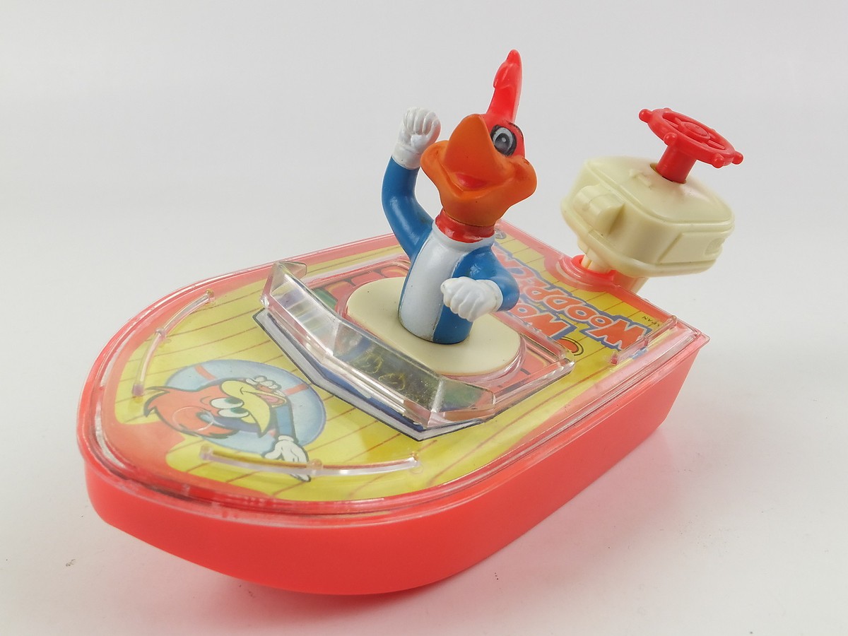 Masudaya 70's Woody Woodpecker Plastic Boat Toy | eBay