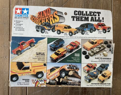 Tamiya Sand Scorchers Nissan Safari 4 Wheel Drive Kit Sealed Contents Complete - Picture 2 of 12