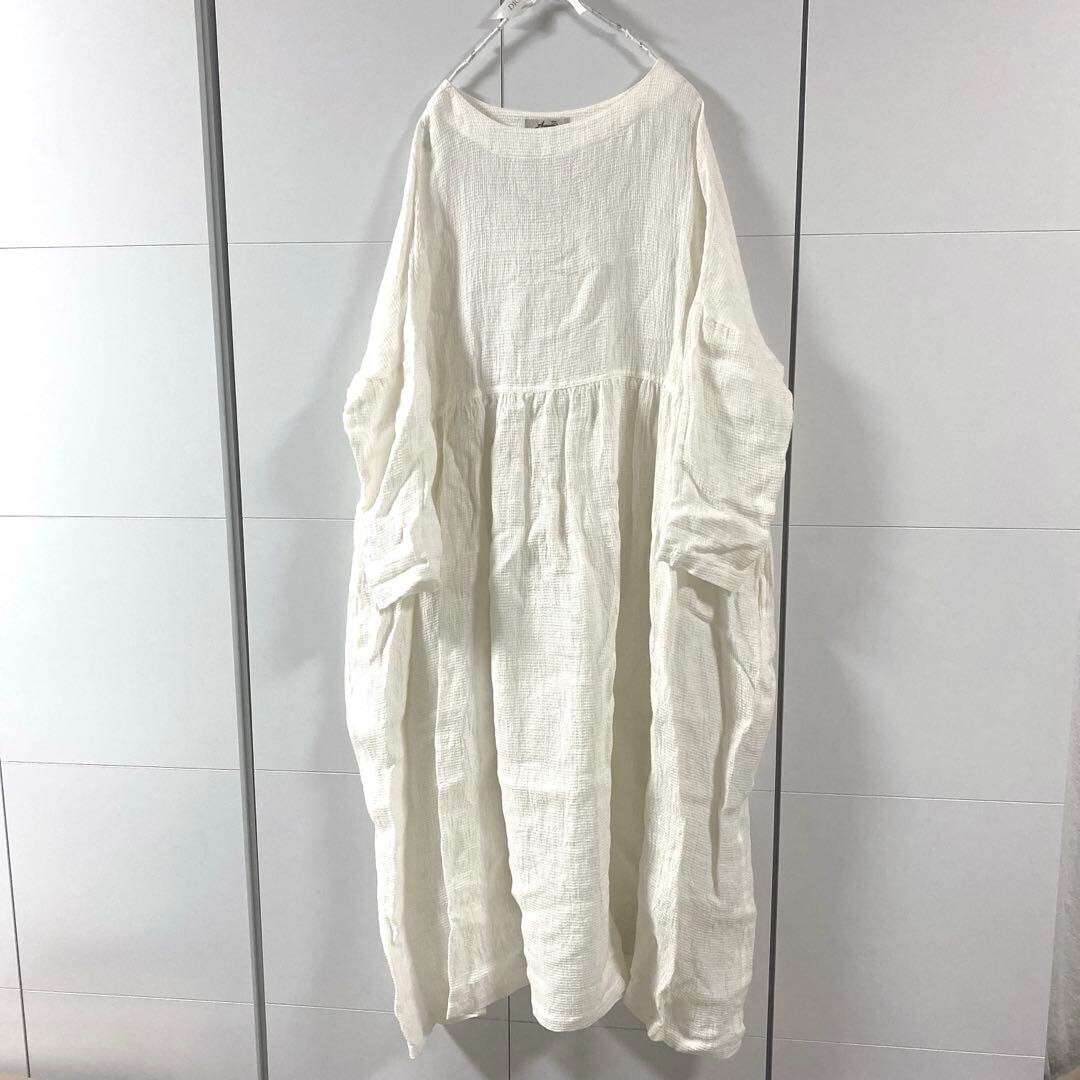 Waffle Dress Ichi Antiquites Dress Ichi AntiquItes Waffle Fabric