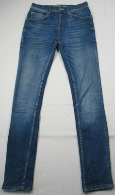 Zara Man 30 X 30 Algodón Elastizado lavado Skinny Jeans para Hombre Azul  Medio Pantalones De Mezclilla | eBay