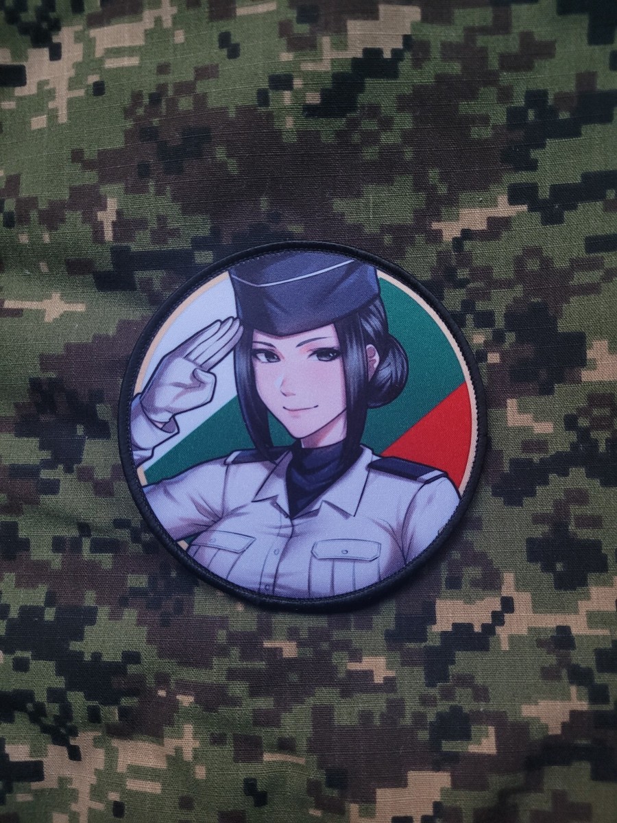 Produktbild von Klett Patch Anime Girl Aufnäher MilitäR Moral Taktische Patches Für DIY