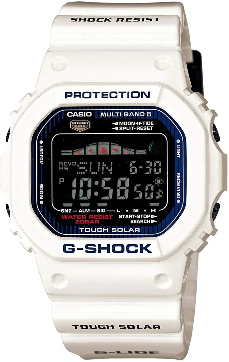 CASIO G SHOCK G LIDE GWX 5600C 7JF Solar Tide graph MoonDATA