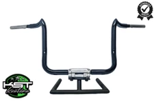 KST Kustoms Satin Black 12" Mayhem Bagger Handlebars For 96-23 Harley Batwing