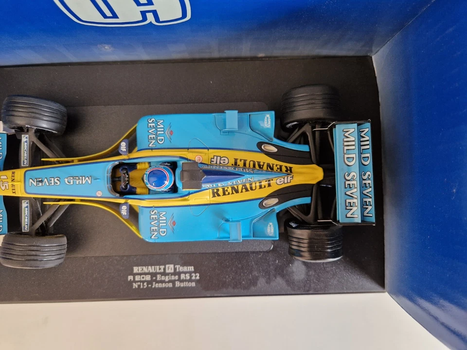 Pulsante Universal Hobbies 1/18 Mild Seven Renault F1 RS22 J. - 2002 - 2191 - Immagine 4 di 4