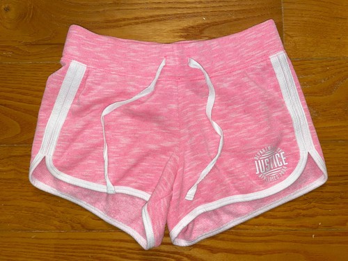 JUSTICE: Girls Pink Athletic Shorts 