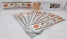 2002 Creative Memories Great Lengths Stickers Plaid & Pumpkins 25 Sets Croptober