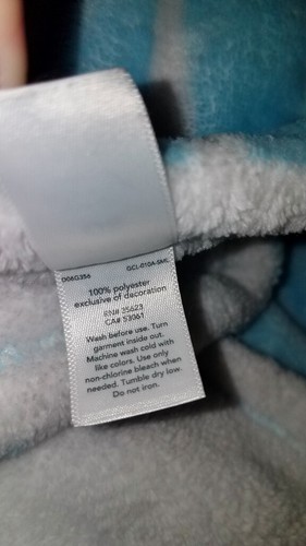 Carters Daddy's Dino-Mite Dude Dino Blue white stripe Plush Blanket Lovey Soft - Picture 5 of 12