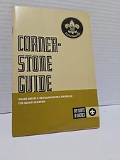 Boy Scouts Scout Masters Guide Corner Stone Guide 1972 No. 6533