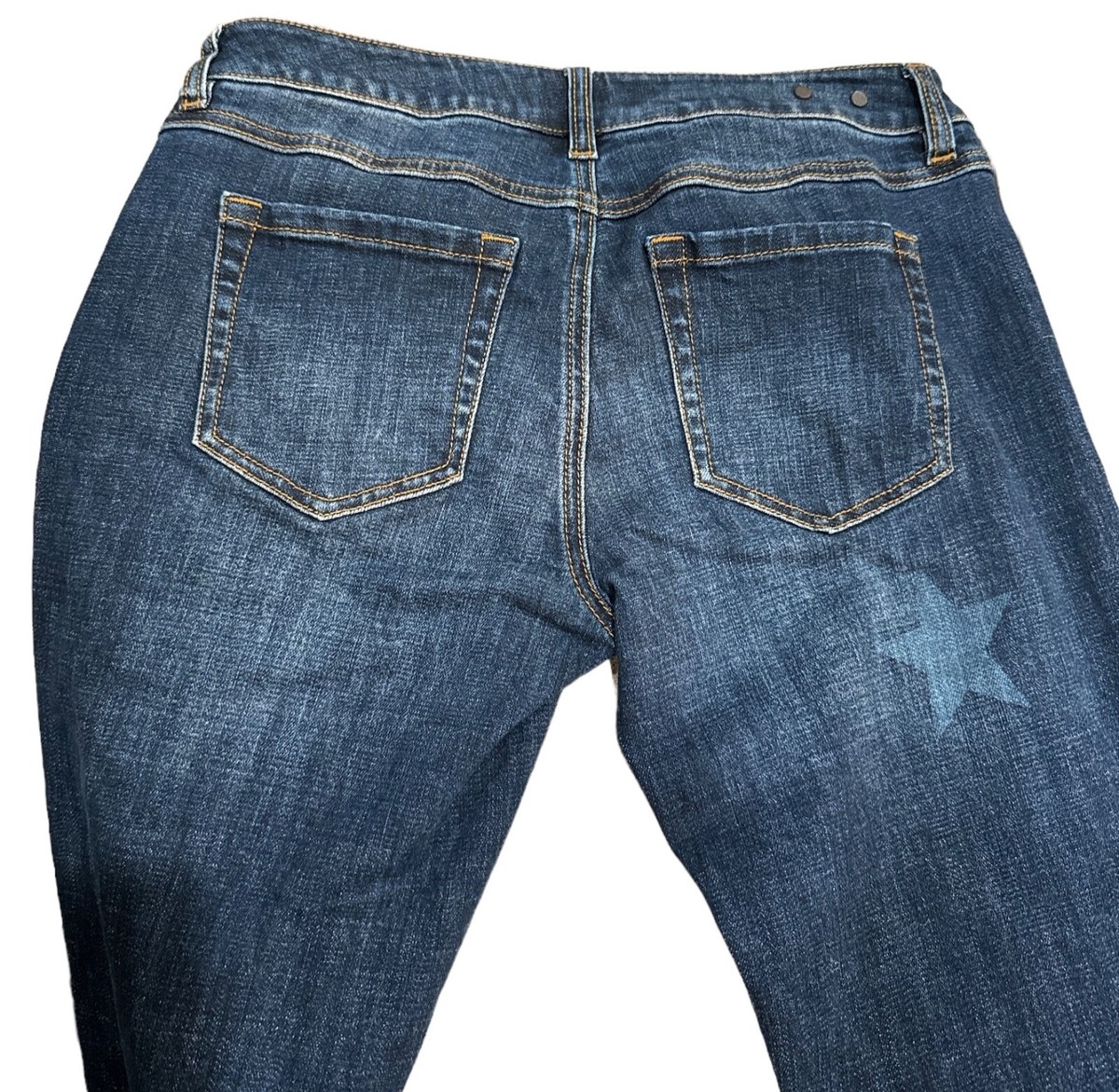 Cabi Jeans Women's Size 2 Slim Boyfriend Dark Wash Denim Blue