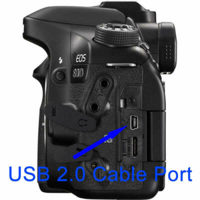 SvediTec Cavo USB Adatto Per Fotocamera Digitale Canon EOS R100, Cavo Dati – Lunghezza 1,8 M - Foto 11